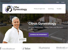 Tablet Screenshot of citrusgynecology.com